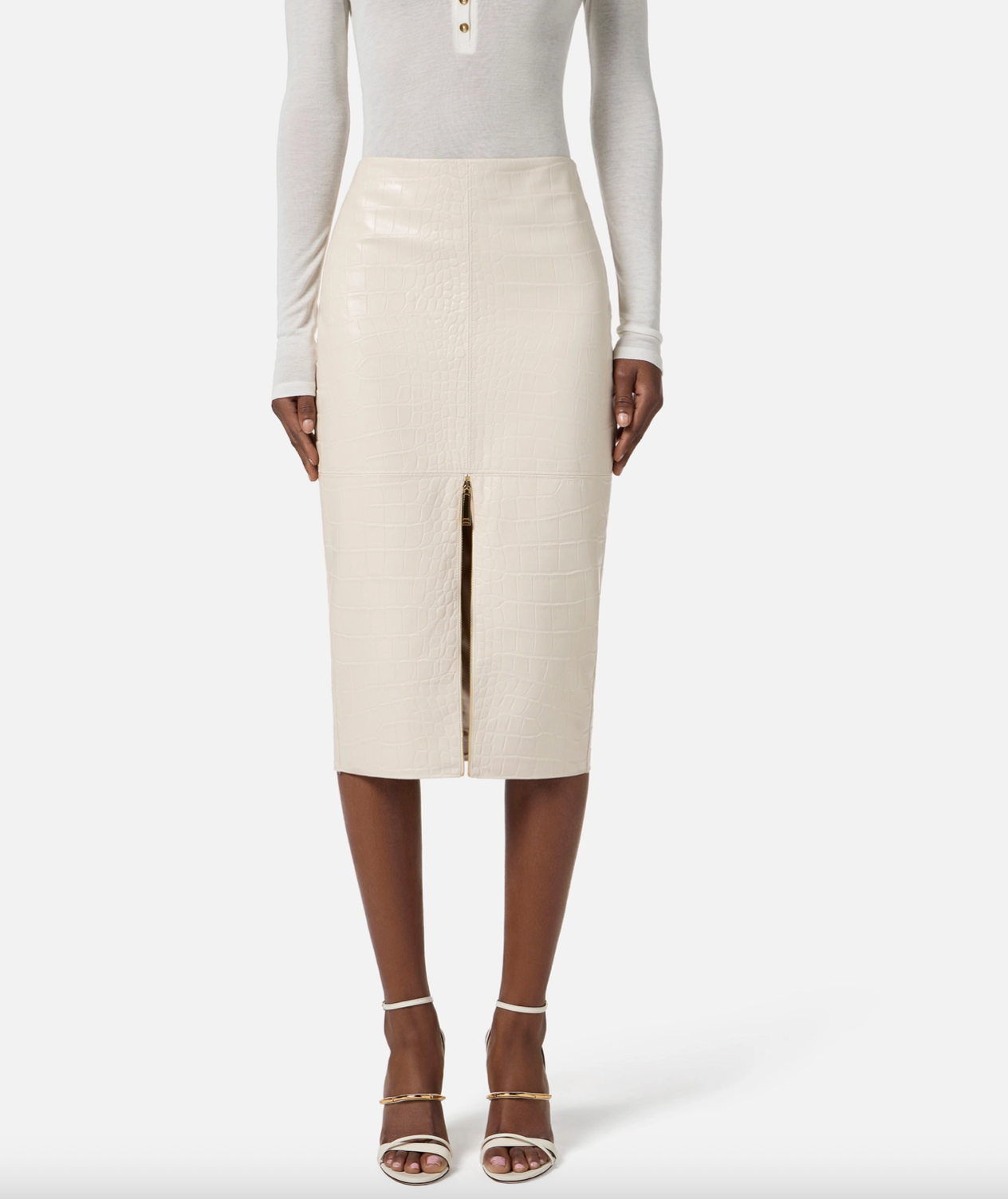 Leather Pencil Skirt