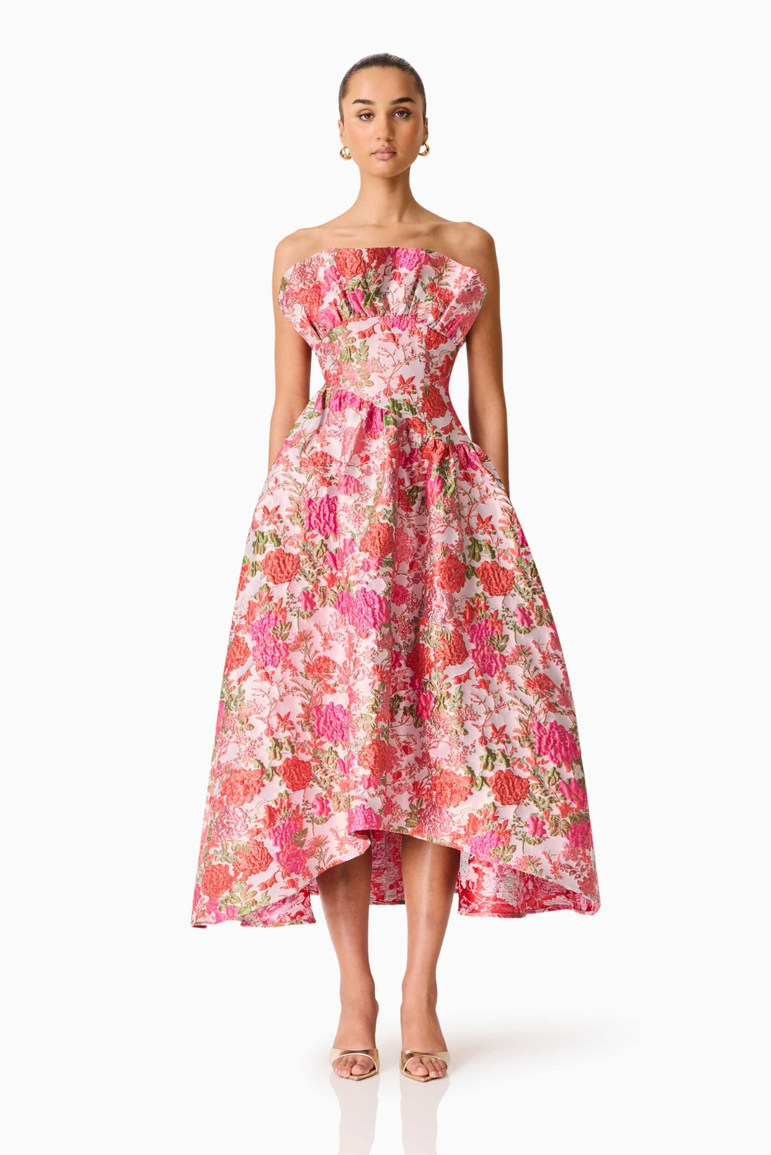 Floralie Strapless Gown