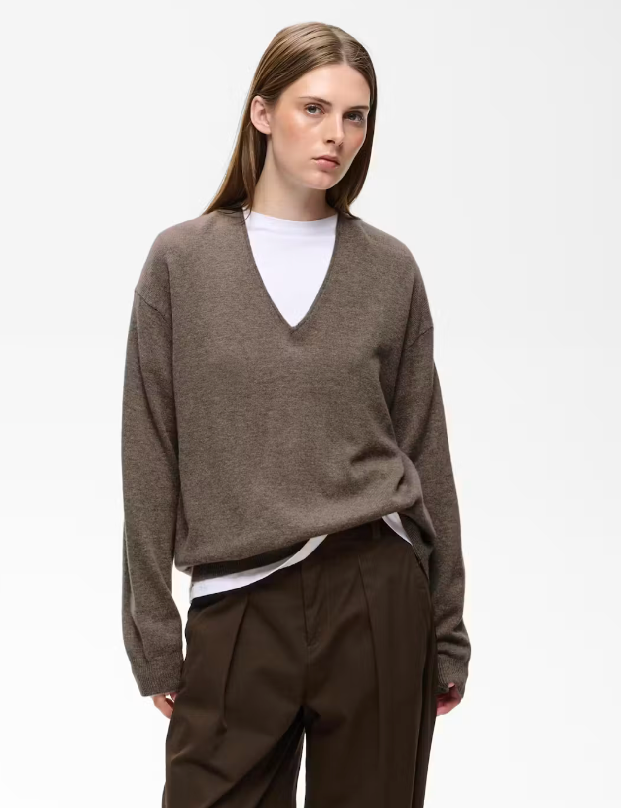 Tally Monika V-Neck Chocolate 