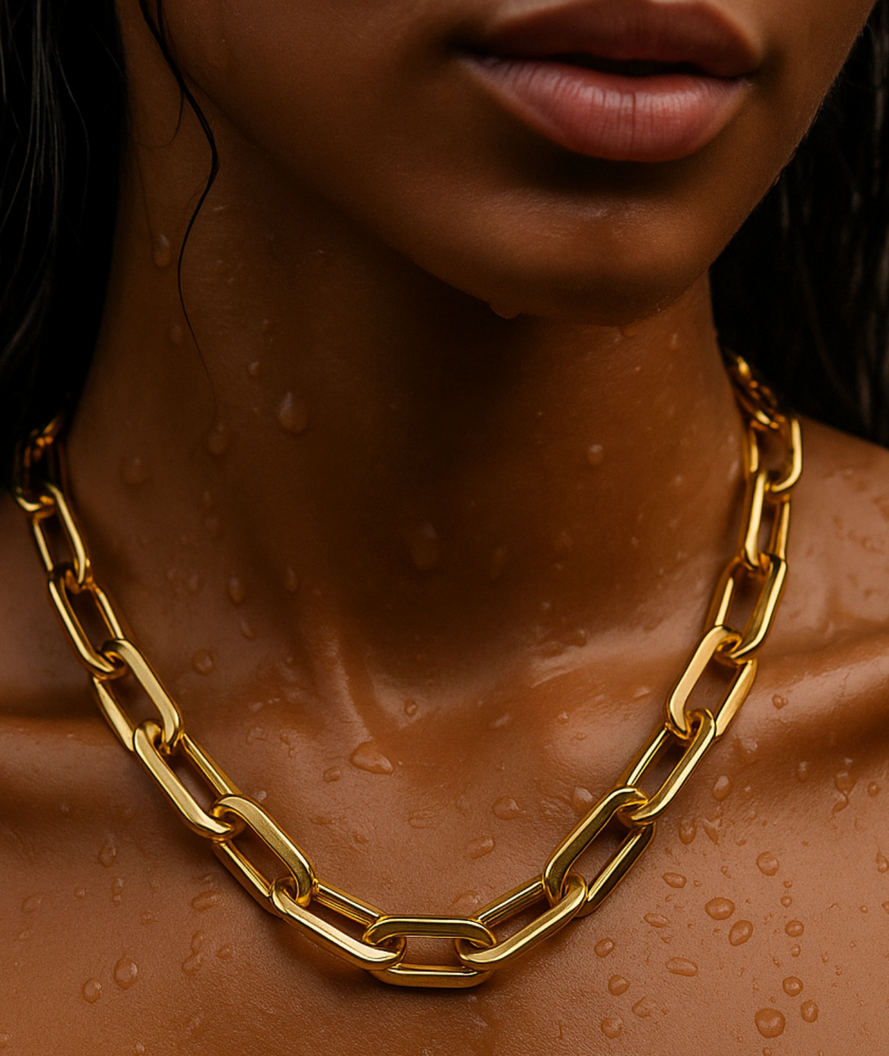 Gage Oversized Link Necklace
