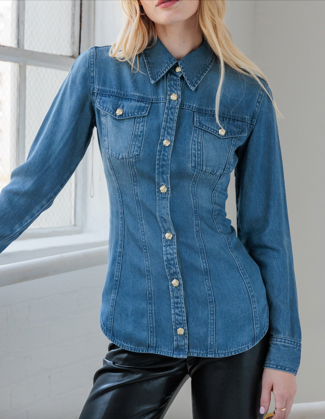 Antoinette Denim Skirt