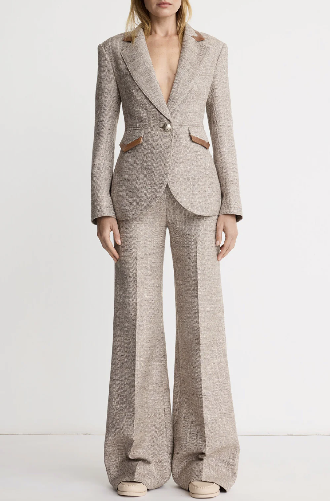 High Rise Wide Leg Pant