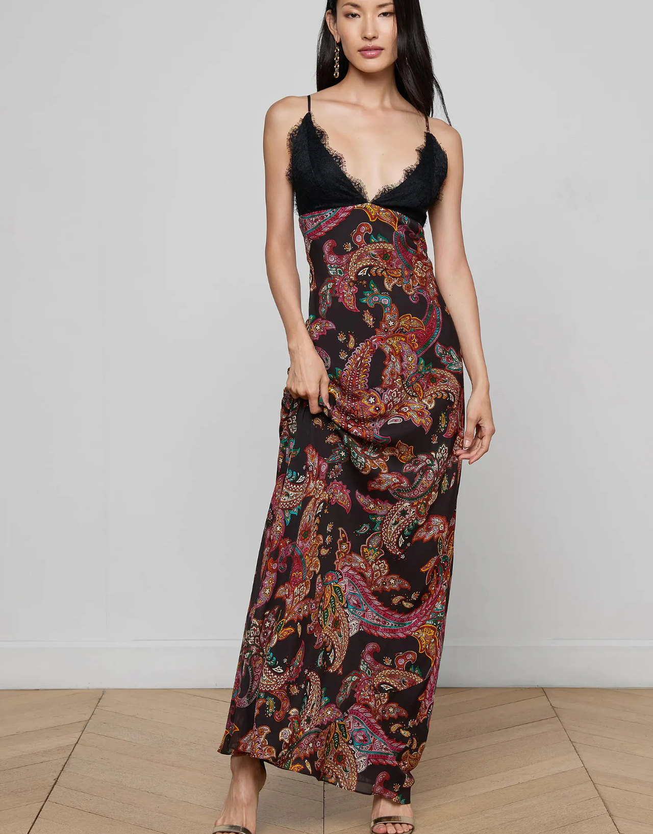 Susanna Lace Bodice Slip Dress