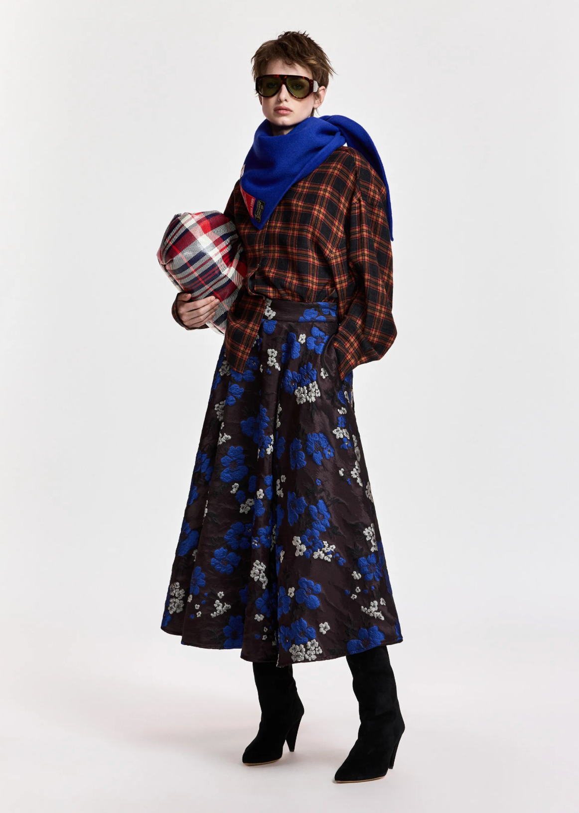 Kathyanne Circle Midi Skirt