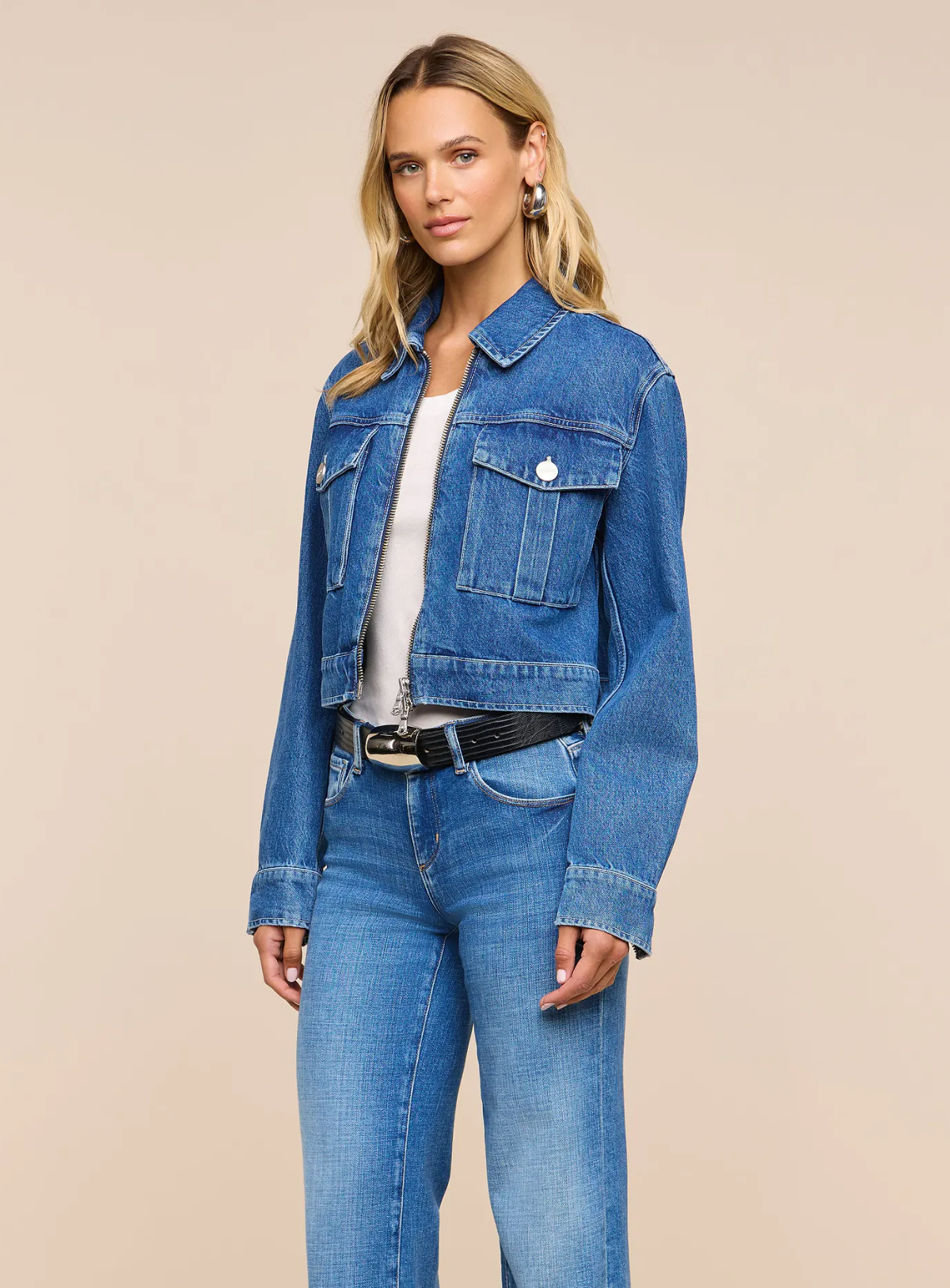Micah Oversized Denim Jacket