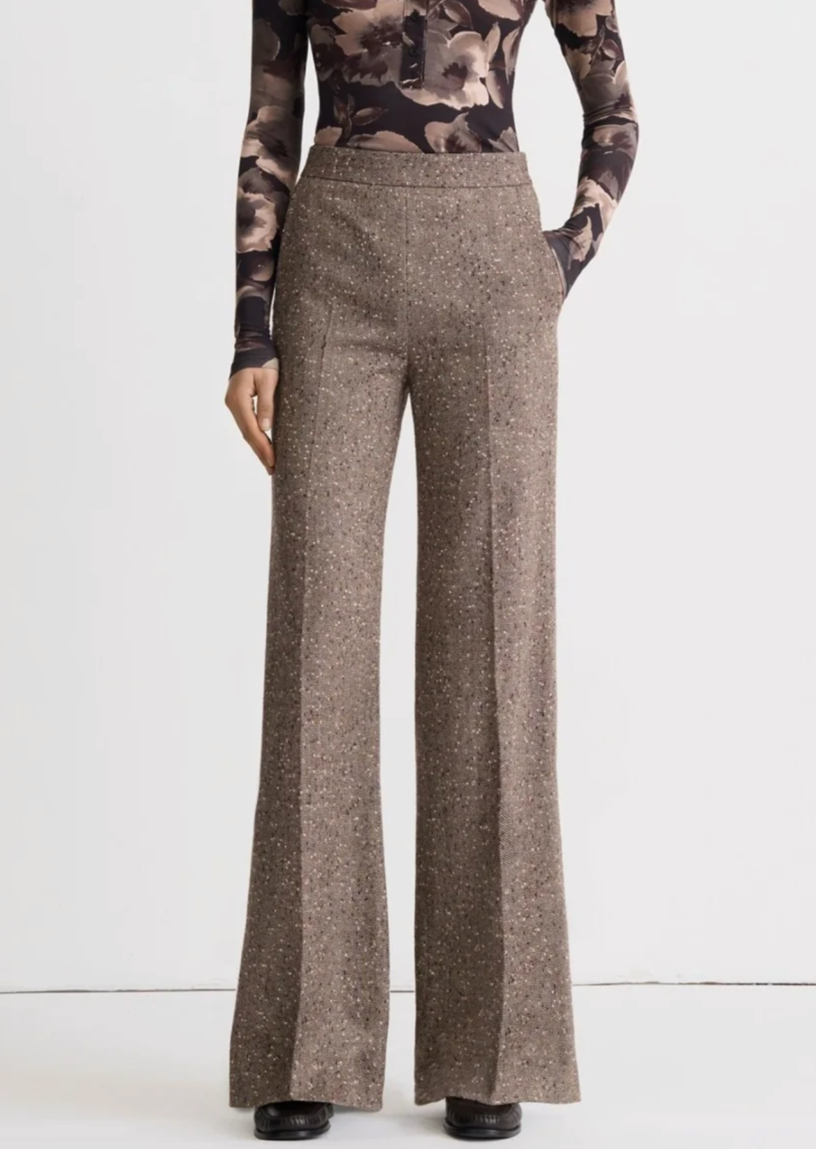 High Rise Wide Leg Pant